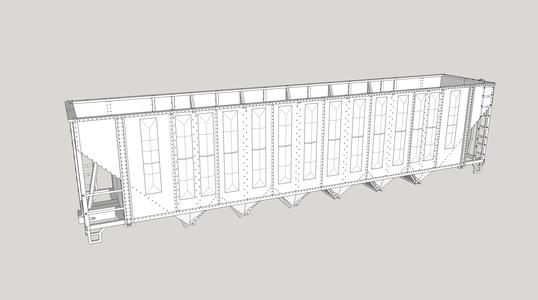 57ft Woodchip Hopper Greenville HO