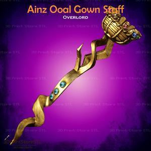 Ainz Ooal Gown Staff Cosplay OverLord – STL File