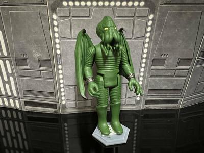STAR WARS HP LOVECRAFT CTHULHU GREEDO CUSTOM UNPRODUCED KENNER, HASBRO ACTION FIGURE, 3.75″, 1/18, 5POA