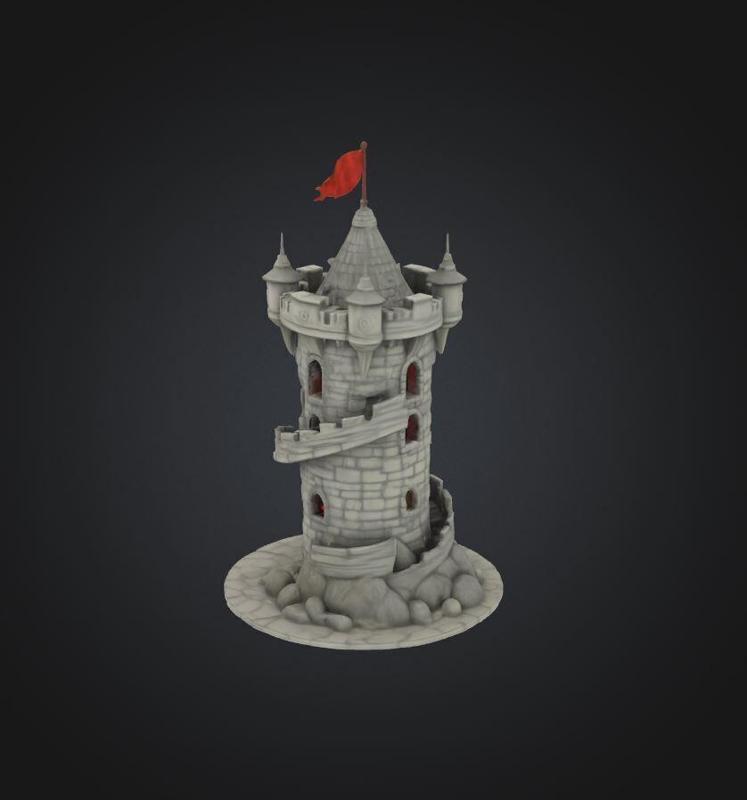 Medieval Castle DND Dice Tower – Epic Dice Tower