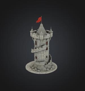 Medieval Castle DND Dice Tower – Epic Dice Tower