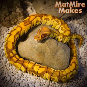 Ball Python Snake- Articulated Figure