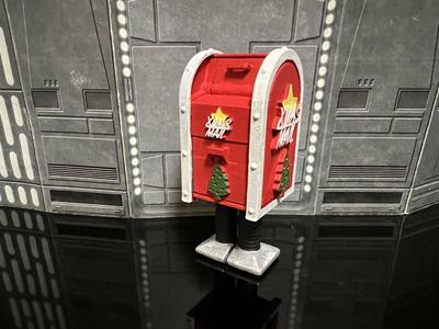 STAR WARS ADVENT CALENDAR 2023 DAY #7, SANTA MAILBOX, GONK DROID ACTION FIGURE, 3.75″, 1/18 KENNER, HASBRO