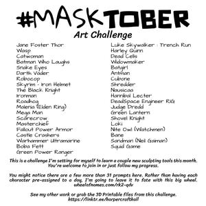 Li’l Shovel Knight Head – #MASKtober – Indie Video Game Fanart Cellectible