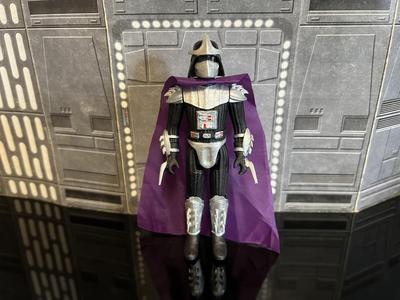 STAR WARS TMNT DARTH SHREDDER MASHUP, VINTAGE CUSTOM KENNER STYLE ACTION FIGURE, 3.75″, 1/18