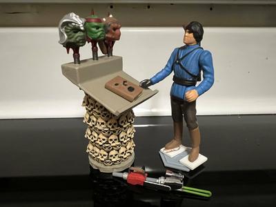 STAR WARS LUKASH, ARMY OF DARKNESS HALLOWEEN SPECIAL 2023, CUSTOM UNPRODUCED KENNER, HASBRO ACTION FIGURE, 3.75″, 1/18, 5POA
