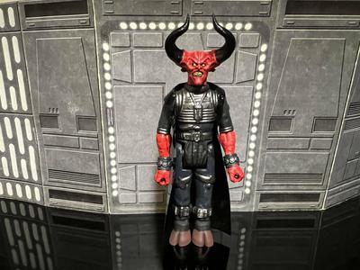 STAR WARS LORD OF BOSSKNESS, LEGEND, LORD OF DARKNESS HALLOWEEN SPECIAL 2023, CUSTOM UNPRODUCED KENNER, HASBRO ACTION FIGURE, 3.75″, 1/18, 5POA