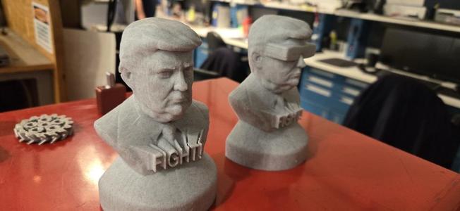 Trump Bust: Fight, Fight, Fight! Injured Ear