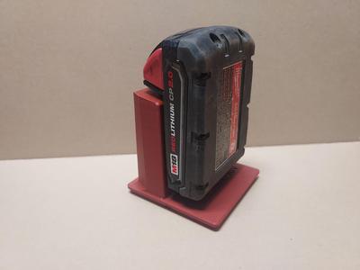Gridfinity Milwaukee Battery Holder 2×2