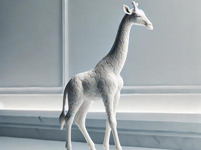 Giraffe statue