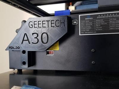 Geeetech A30 SD card reader holder