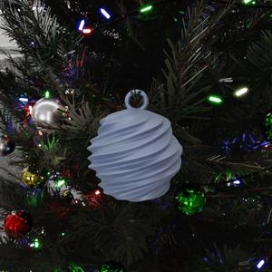 Twist Ball Christmas Ornament with 3D Stl Files & Ornament Art, 3D Print File, Tree Ornament, Christmas Decor, 3D Printing, Christmas Gift
