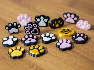 Cat Paw Fridge Magnet