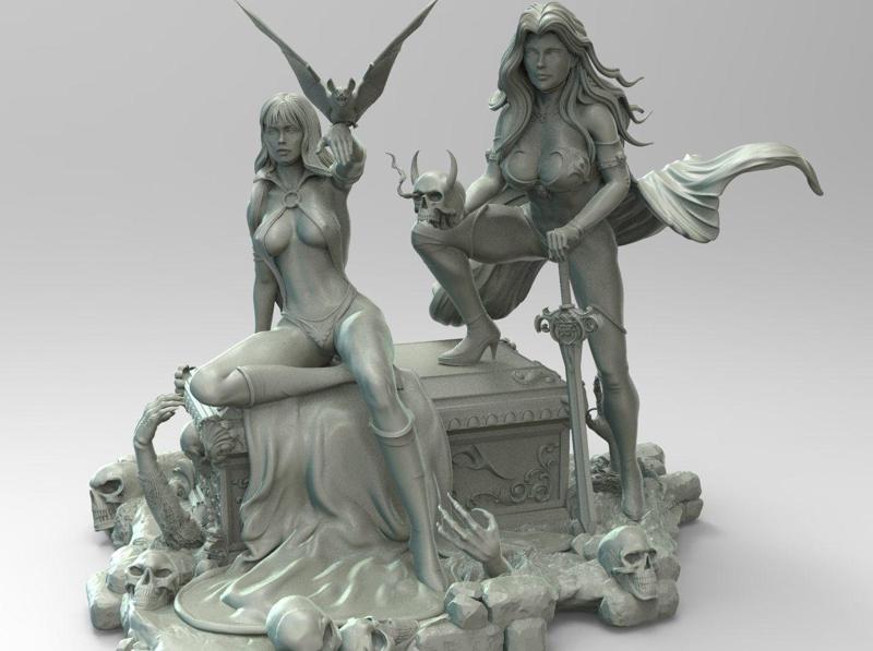 Vampirella and Lady Death