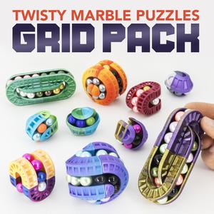 Twisty Puzzle Pack // Grid Variations (Includes Astrolabicon, the Chain, FIDJ, KWOB)