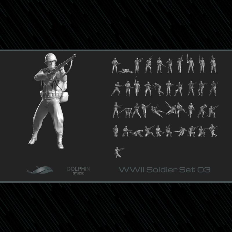 WWII Soldier Set 03