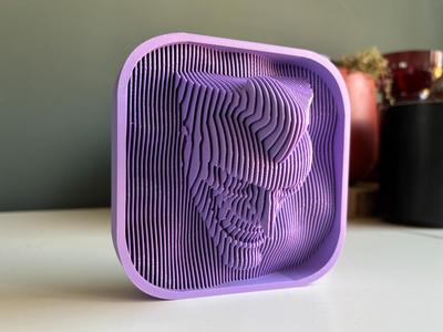 Joker layered sculpture (Wave Edition)
