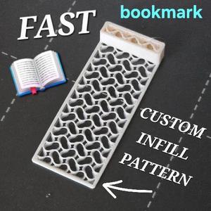 Simple bookmark for customization – 5 min print