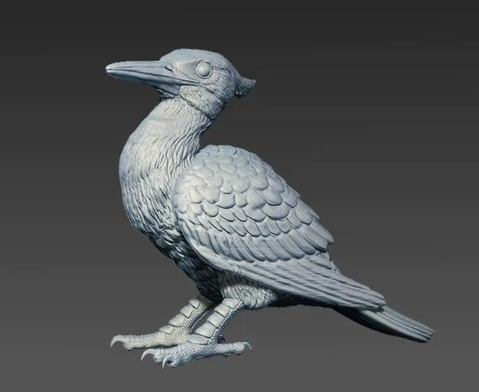 Ivory Billed Woodpecker Figurine