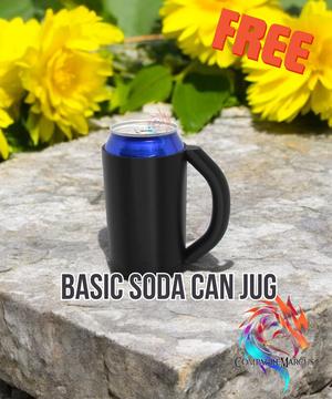 Basic soda can jug / no supports / 3mf included