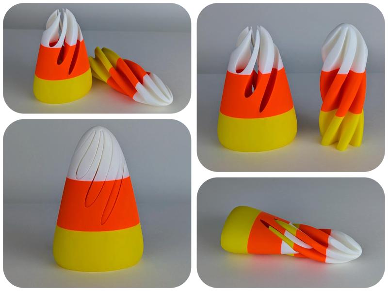 Impossible Passthrough Candy Corn Fidget