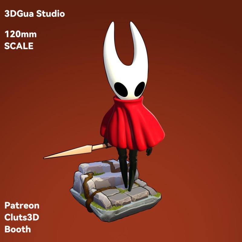 Hollow Knight:Silk song Hornet Fanart model