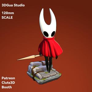 Hollow Knight:Silk song Hornet Fanart model