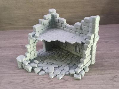 Wargame Fantasy - Ruined Town