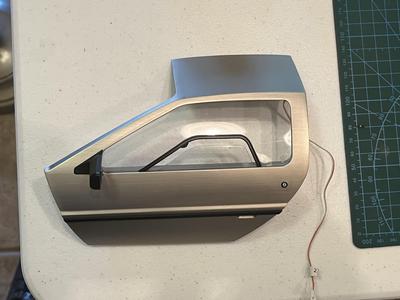 1:8 DeLorean Door Locks and Window Guides