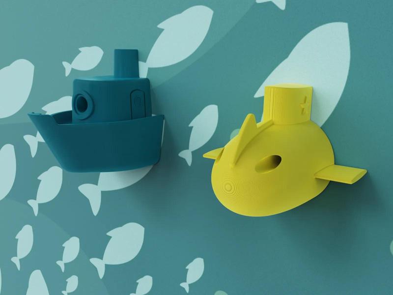 Coat Hooks - Boat and Submarine