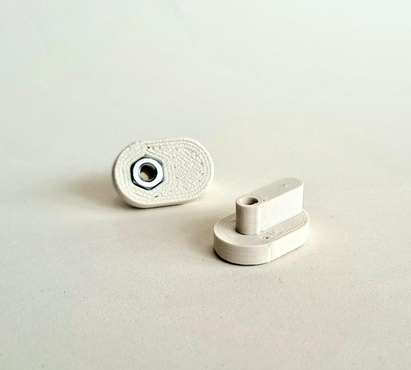 Bolt an Nut Adapter for Ikea Skadis Pegboards