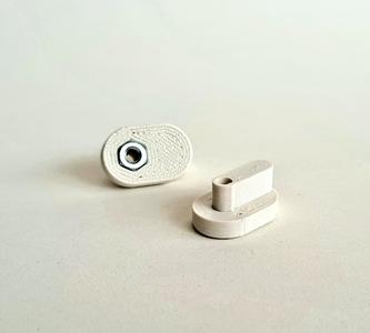 Bolt an Nut Adapter for Ikea Skadis Pegboards