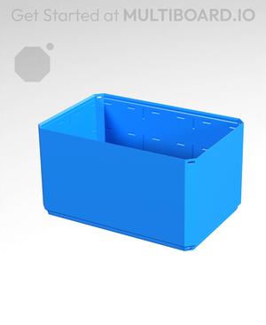 3x2x1.5 - Simple Walls - Standard Click-In Multibin Shell Extension