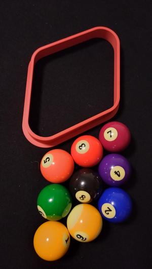 Nine-balls Rack