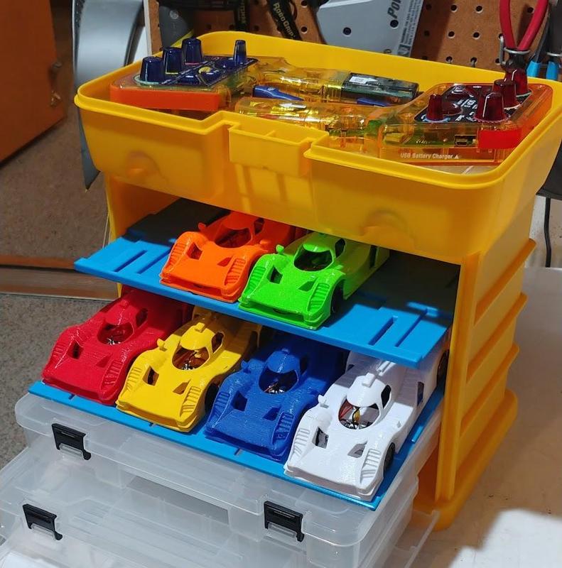 Harbor Freight Tool Box Tray for Slot Cars