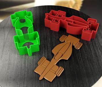 UPDATE! - Formula 1 Christmas Cookie Cutter