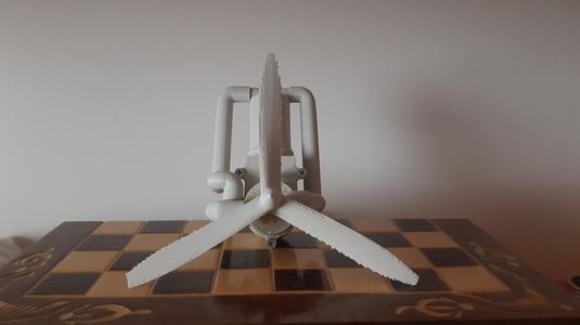 Small Low Pressure Air Piston Engine