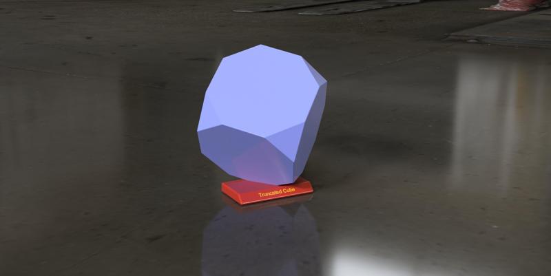 Truncated Cube Solid
