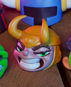 Li'l Loki Head - #MASKtober - Comic Super Villain Fanart Collectible