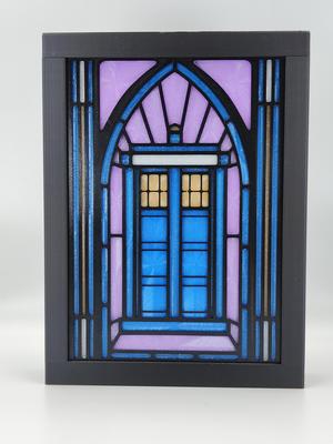 Doctor Who's TARDIS Stained Glass Light Box