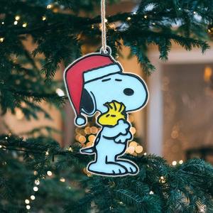 Snoopy hugging Woodstock Christmas Tree Ornament