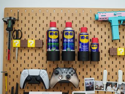 IKEA pegboard - WD40 - 200ml, inner diameter 60mm