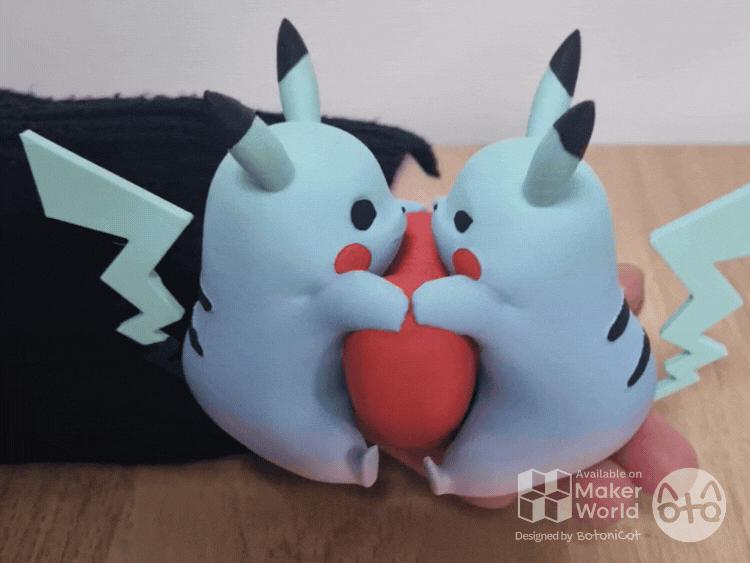 Valentine's Day Pikachu Couple
