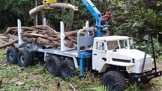 Crawler 4320 Logging bed and trailer for TRX6 - 1/10 RC body attachment