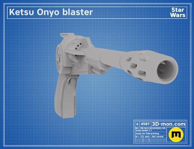Ketsu Onyo blaster - Star Wars Rebels