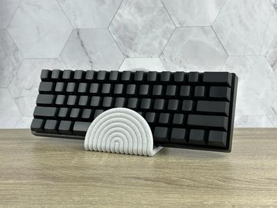 Modern Circle Wave Stand - Keyboard, Tablet, Phone