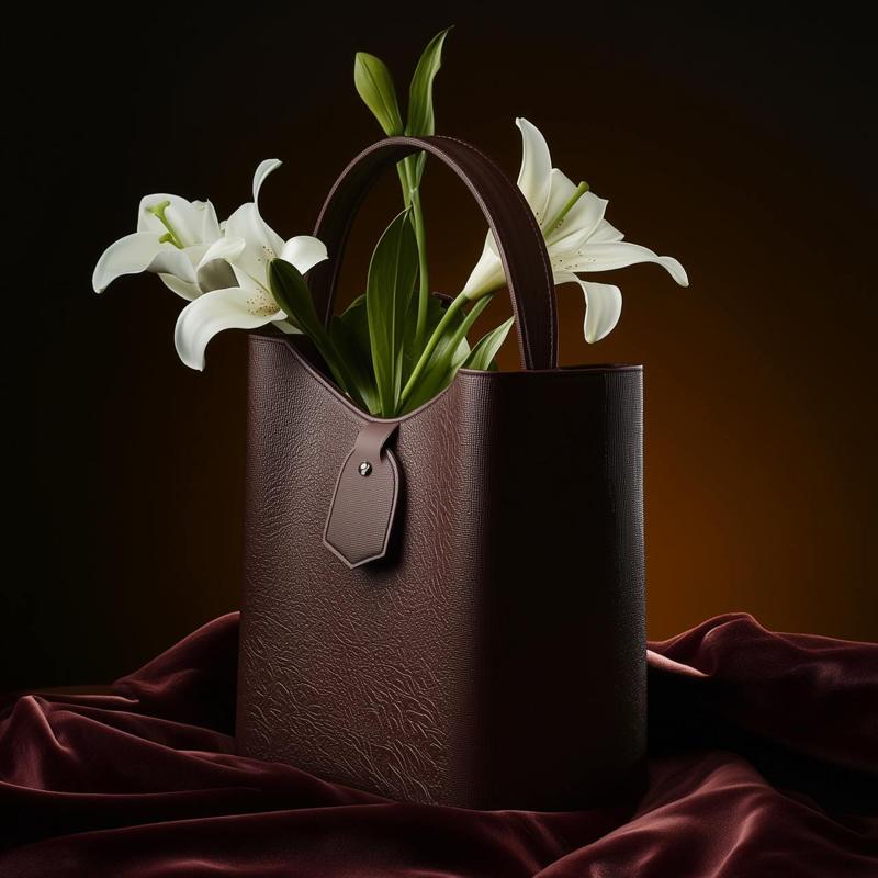 Eleganza Tote Vase - A Blend of Fashion and Home Decor