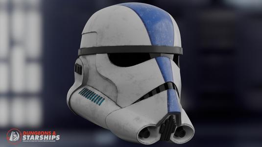 Phase III Clone Trooper Helmet - The Force Unleashed - Star Wars