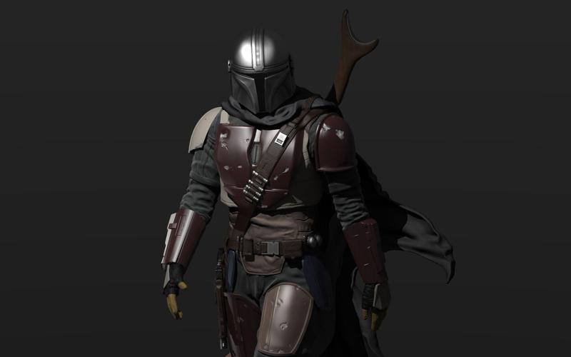 The Mandalorian Figure - 1-6th Scale
