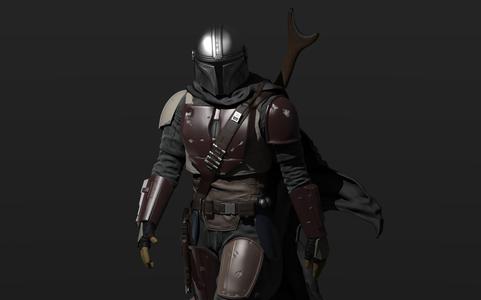 The Mandalorian Figure - 1-6th Scale